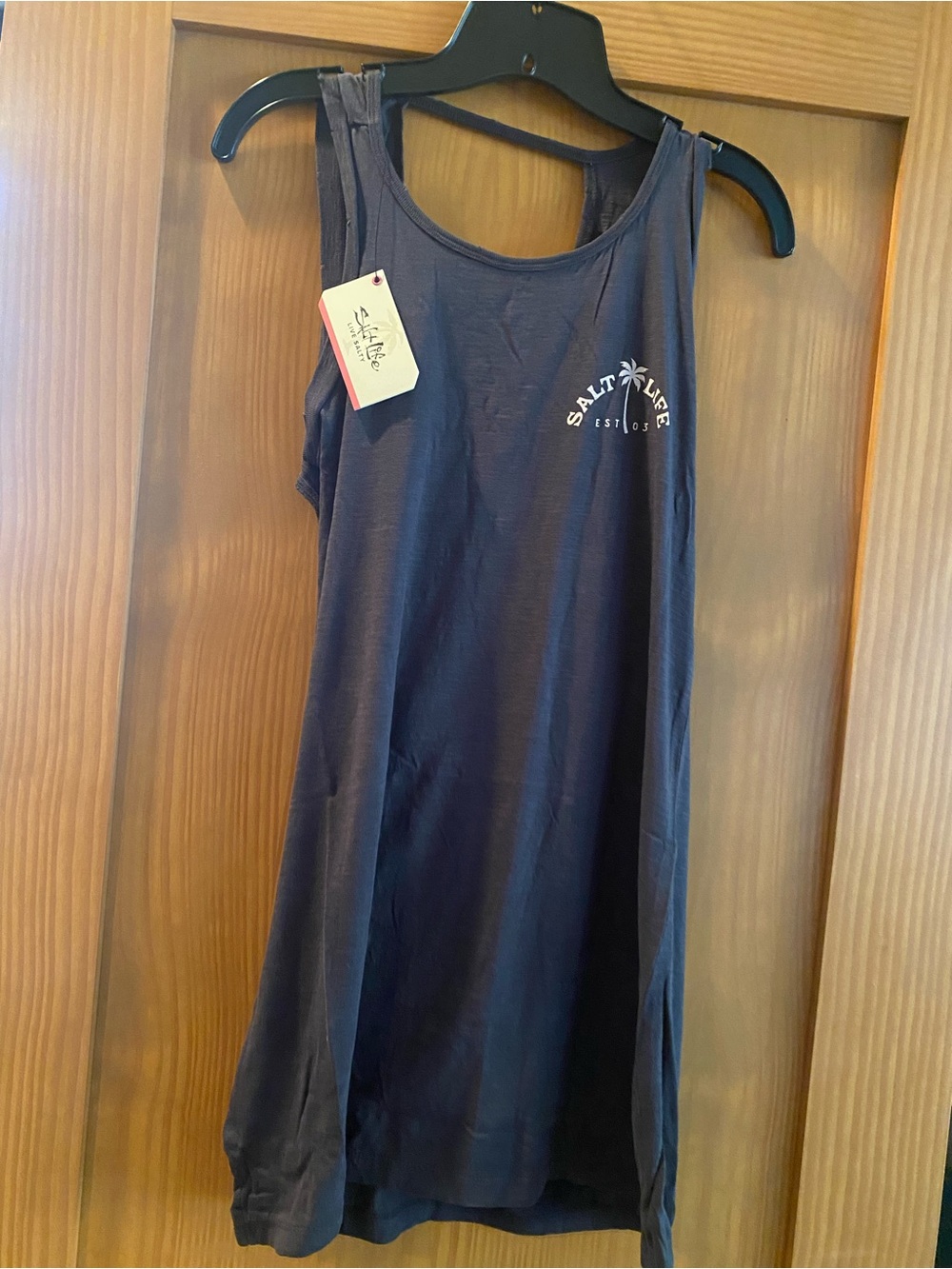 Salt Life Women’s Dark Gray Swimsuit Coverup/Dress NWT Size Small